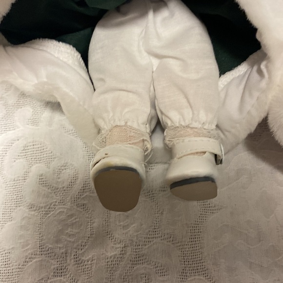 PAIR OF DOLLS WITH STANDS 8” tall 6” wide @ hands - Picture 3 of 7